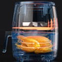 Friggitrice elettrica ad aria calda senza olio da 1300W 5,5 litri Air Fryer