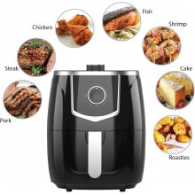 Friggitrice elettrica ad aria calda senza olio da 1300W 5,5 litri Air Fryer