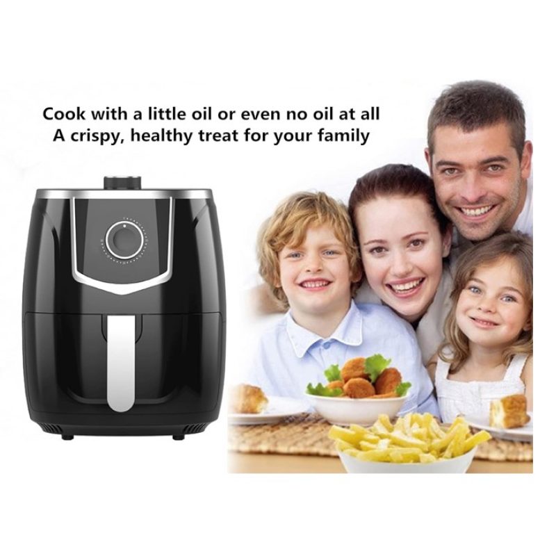 Hongu Friggitrice elettrica ad aria calda senza olio da 1300W 5,5 l...