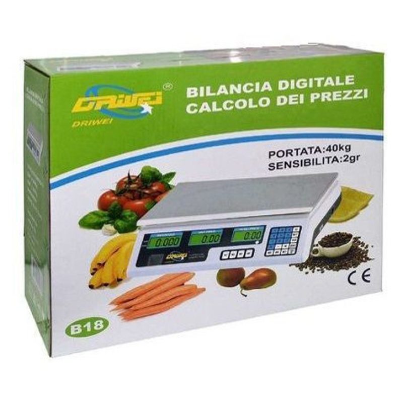 Driwei Bilancia Elettronica Professionale Digitale Da Banco Portata...