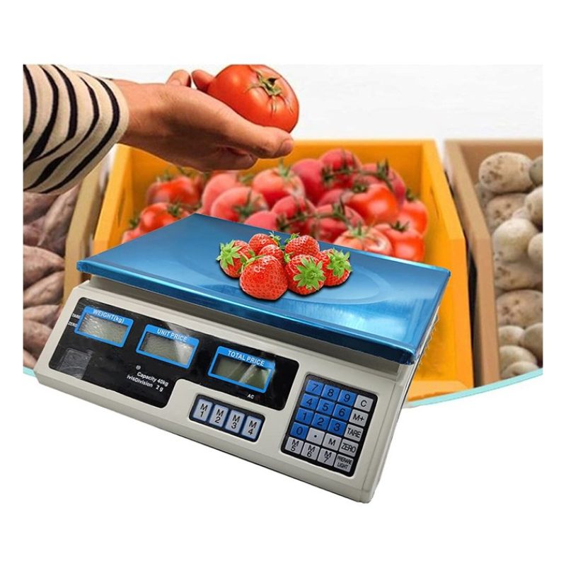 Driwei Bilancia Digitale Da Banco Elettronica portata Max 40kg Disp...