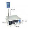 Driwei Bilancia Digitale Da Banco Elettronica portata Max 40kg Disp...
