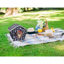 Cuccia da interno per cani gatti animali domestici casetta  morbida e comoda