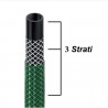 Tubo 1/2 pollici acqua irrigazione per giardino 3 strati 10-20-25mt...