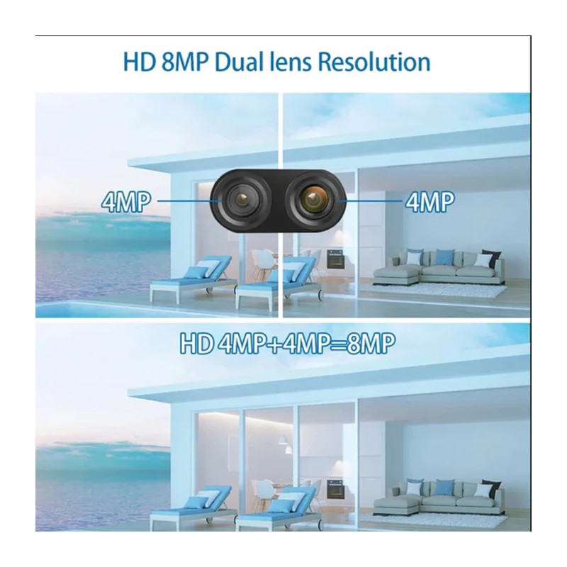 Telecamera IP CAM PTZ WIFI Camera wireless Esterno videocamera HD z...