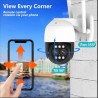 Telecamera IP CAM PTZ WIFI Camera wireless Esterno videocamera HD z...