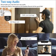 Telecamera IP CAM PTZ WIFI Camera wireless Esterno videocamera HD zoom 10x