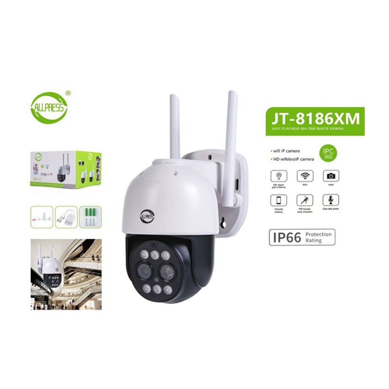 Telecamera IP CAM PTZ WIFI Camera wireless Esterno videocamera HD z...
