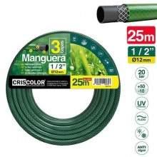 Tubo 1/2 pollici acqua irrigazione per giardino 3 strati 10-20-25mt PVC retinato