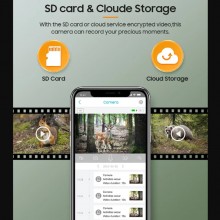 Telecamera solare 1080P HD WIFI telecamera PTZ di videosorveglianza di sicurezza