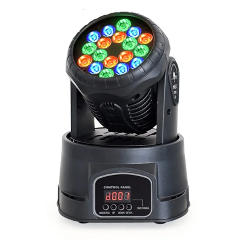 Hongu Proiettore LED RGB testa rotante 360 Luci colorate disco mobi...