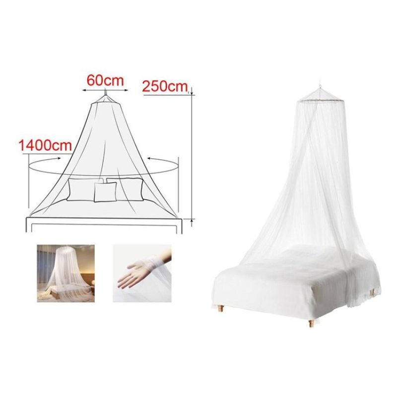 Kmt Style Zanzariera a baldacchino per letto matrimoniale tenda pro...
