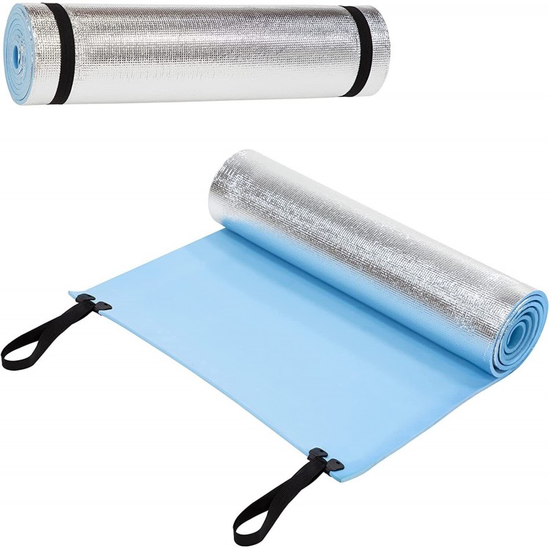 Tappetino Fitness Campeggio Yoga Materassino isolante Palestra 180x50x0,6 cm