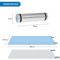 Tappetino Fitness Campeggio Yoga Materassino isolante Palestra 180x50x0,6 cm
