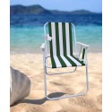 Sedia poltrona richiudibile da spiaggia pieghevole cayo largo 52x44x75 cm mare