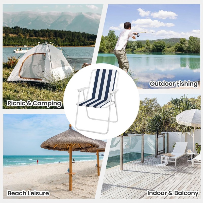 Hongu Sedia poltrona richiudibile da spiaggia pieghevole cayo largo...