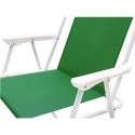 Sedia Relax Spiaggina da Mare per Giardino 52x44x75 cm Pieghevole da Campeggio