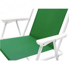 Sedia Relax Spiaggina da Mare per Giardino 52x44x75 cm Pieghevole da Campeggio