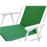 Hongu Sedia Relax Spiaggina da Mare per Giardino 52x44x75 cm Pieghe...