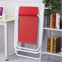 Sedia Relax Spiaggina da Mare per Giardino 52x44x75 cm Pieghevole da Campeggio