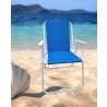 Hongu Sedia Relax Spiaggina da Mare per Giardino 52x44x75 cm Pieghe...
