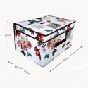 Box Scatola Salvaspazio Portatutto Contenitore Organizer 40x30x25 cm vestiti