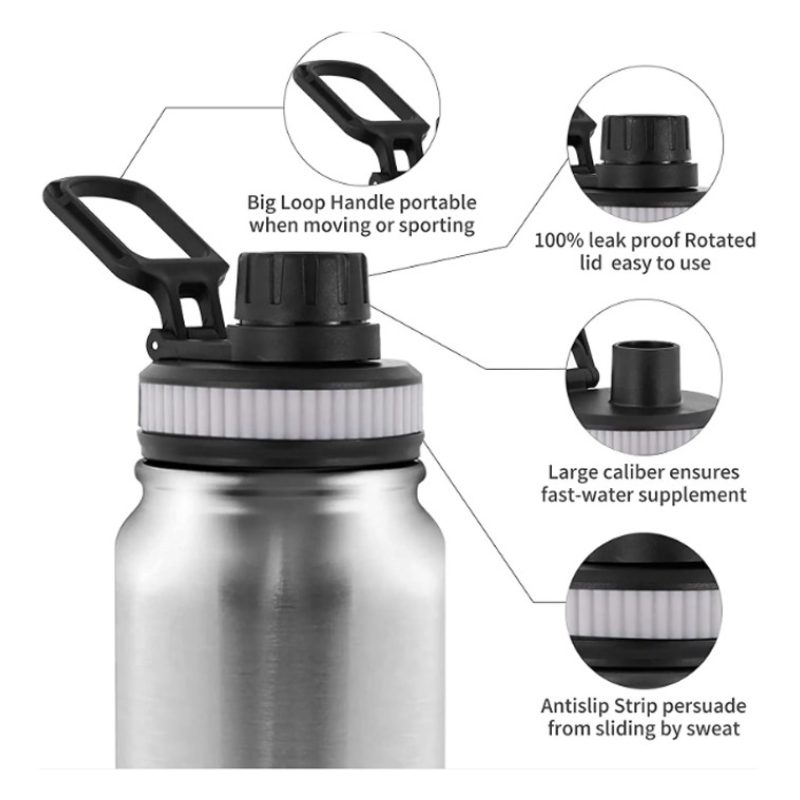 Kmt Style Borraccia termica 500ml in acciaio inox termos caldo fred...