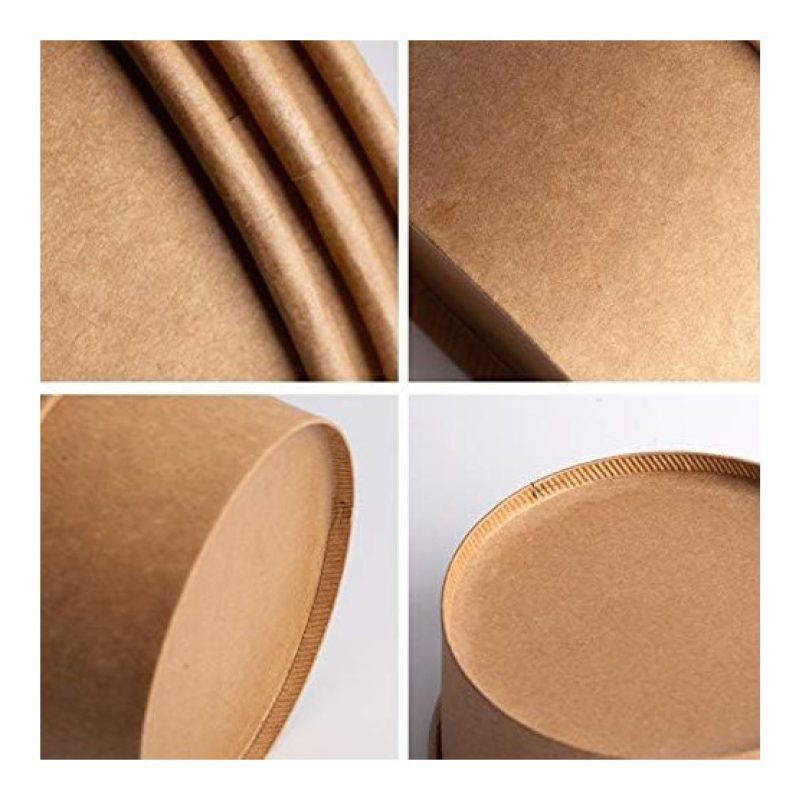 Bio Packaging 50 Insalatiere in cartoncino Kraft contenitore di car...