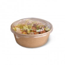 50 Insalatiere in cartoncino Kraft contenitore di carta 500 cc ciotole poke