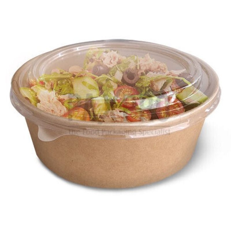 Bio Packaging 50 Insalatiere in cartoncino Kraft contenitore di car...