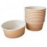 Bio Packaging 50 Insalatiere in cartoncino Kraft contenitore di car...