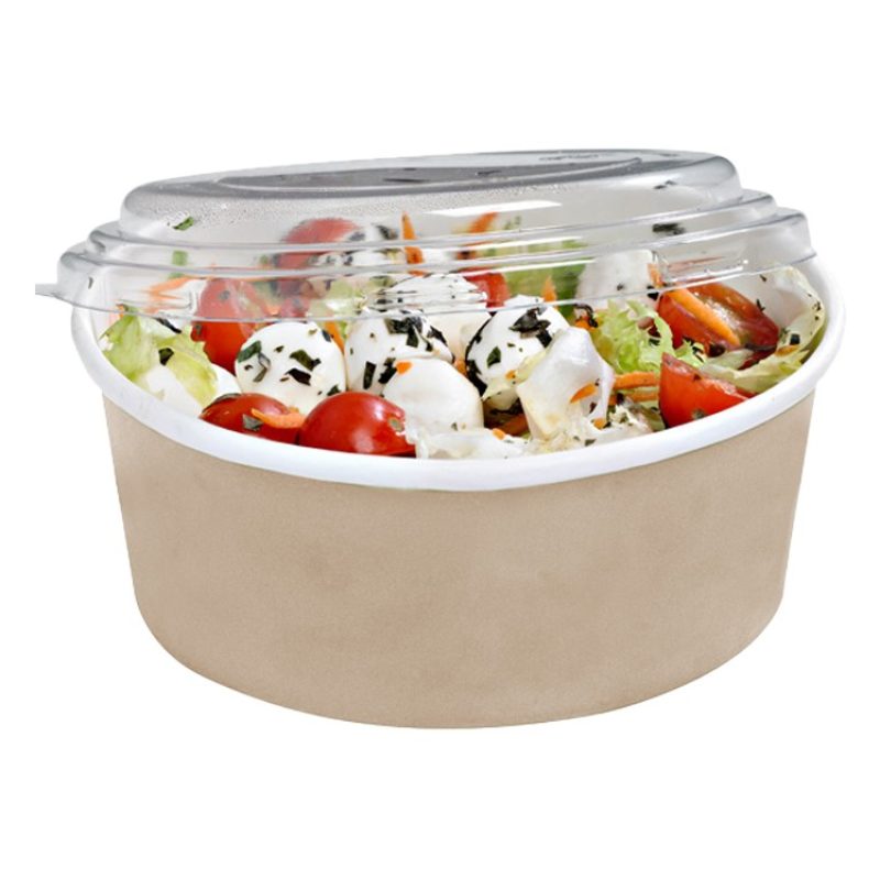 Bio Packaging 50 Insalatiere in cartoncino Kraft contenitore di car...