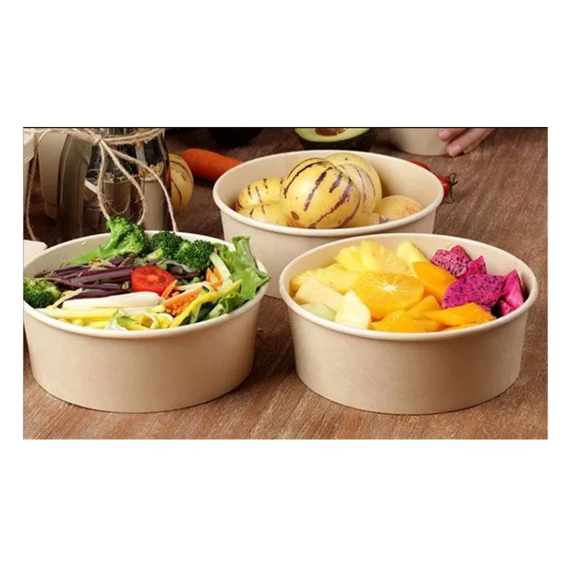 Bio Packaging 50 Insalatiere in cartoncino Kraft contenitore di car...