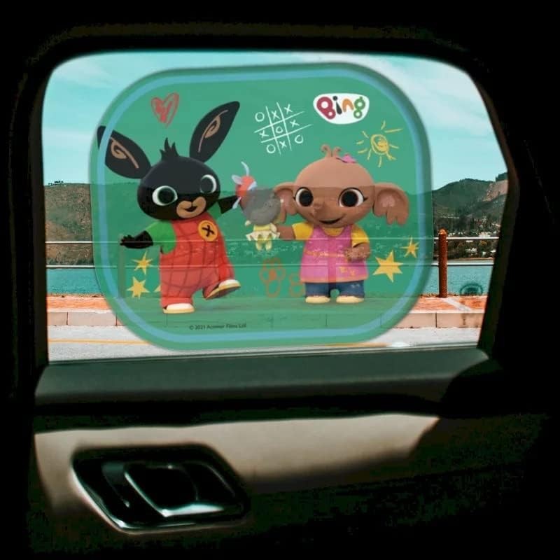 Albri Coppia Tendine Laterali Parasole Auto Disney Bing Coniglietto...