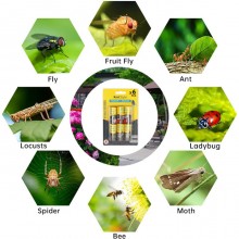 30x Trappola Adesiva per Insetti Volanti Cattura Mosche Zanzare Carta Moschicida