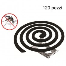 12 Confezioni 10 Zampironi Zanzare Spirali Citronella Anti Zanzare Campeggio
