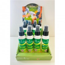 Set 24 pz Acqua Profumata Spray Alla Citronella Anti Zanzare 100ml Made in Italy