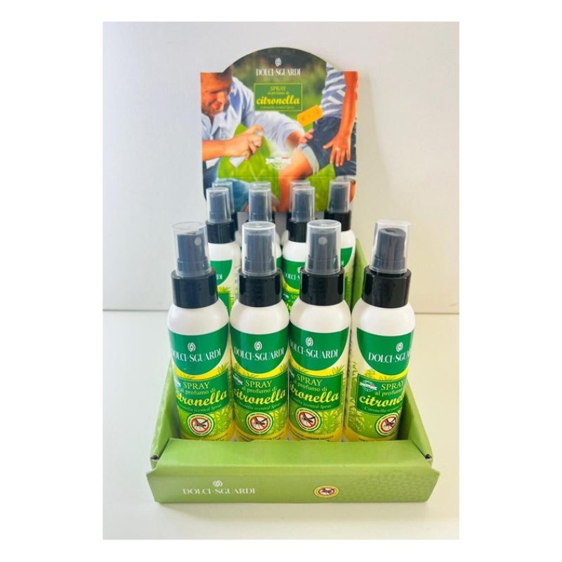 Set 24 pz Acqua Profumata Spray Alla Citronella Anti Zanzare 100ml ...