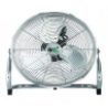 dpm Ventilatore da terra cromato 140W 3 Pale Alluminio a 3 Velocita...