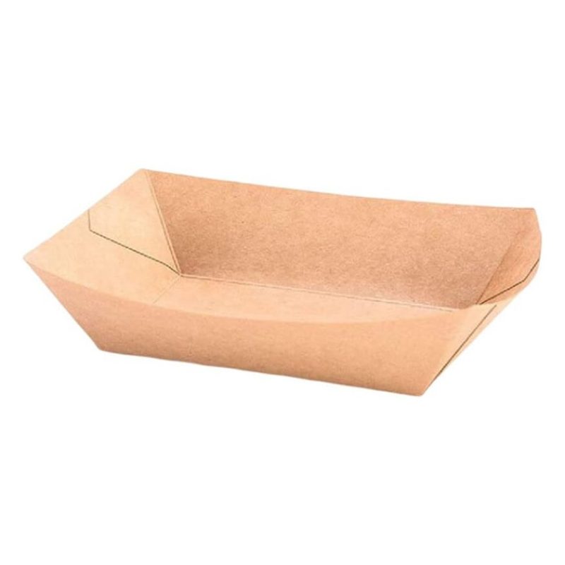 Bio Packaging 250 Vaschette contenitori patatine carta cartoncino b...