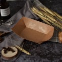 250 Vaschette contenitori patatine carta cartoncino biodegradabili compostabili