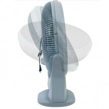Ventilatore da Tavolo 90W Pale 51 cm 3 Velocita Inclinazione Regolabile grigio