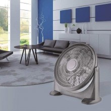 Ventilatore da Tavolo 90W Pale 51 cm 3 Velocita Inclinazione Regolabile grigio