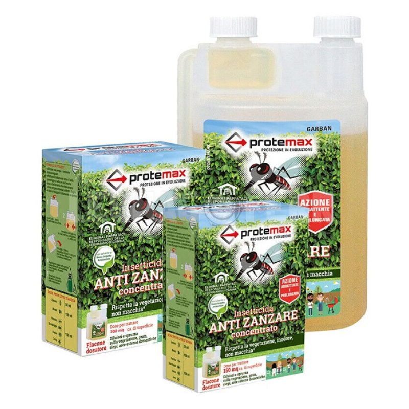 Protemax Insetticida Anti Zanzare Concentrato Anti Mosca Zecca Pulc...