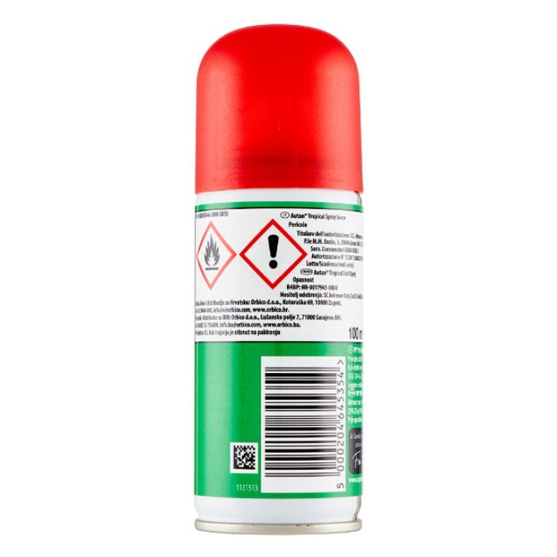 Autan Autan Tropical Spray Antizanzare comuni tigre insetto repelle...