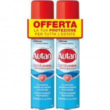 Autan Autan Family Care Spray Antizanzare Comuni Tigre 2 × 100 ml, ...
