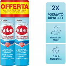 Autan Family Care Spray Antizanzare Comuni Tigre 2 x 100ml insetto repellente 