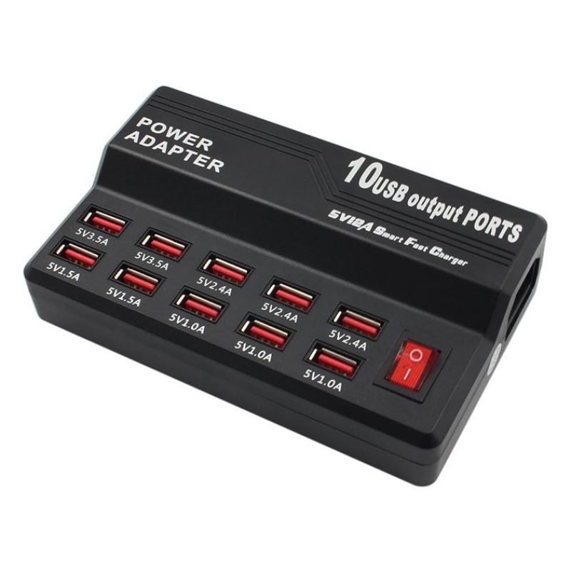 Andowl Stazione di ricarica 10 porte USB a presa veloce per smartph...
