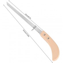 Seghetto Sega per Potatura Taglia Rami di Legno Legna a Mano Manuale Lama 225mm