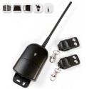 Kit ricevitore 2 telecomandi universale radiocomando 433mhz radio cancelli luci